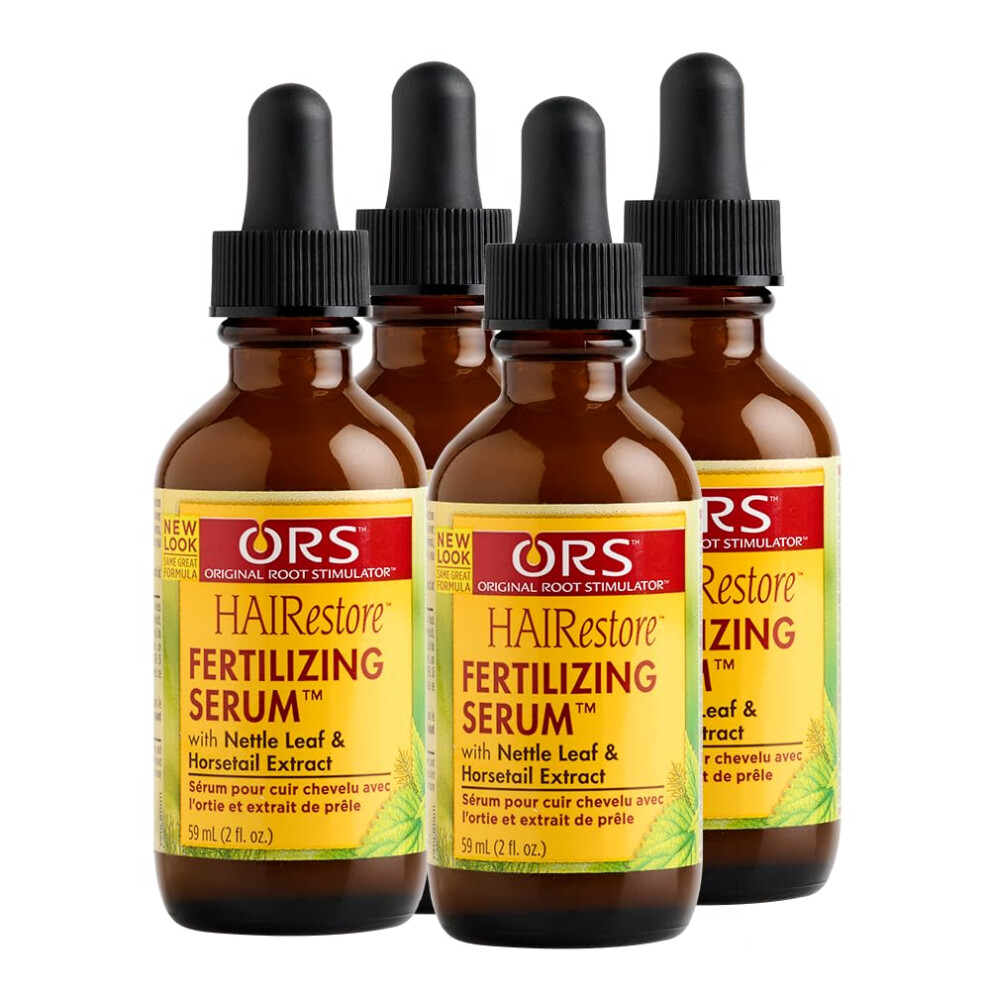 Ors Hairestore Fertilizing Serum With Nettle Leaf And Horsetail Extract 2 Ounces (Pack Of 4)