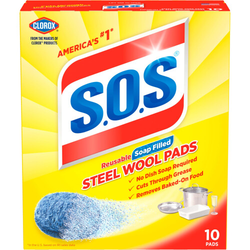 Sabonetes de l de ao S.O.S 10 contagens