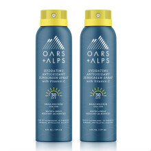 Remi + ALPS IDRATING SPF 50 Spray per protezione solare Infuso con vitamina C e antiossidanti Acqua e Resistente al sudore 6 Oz 2 Pacco