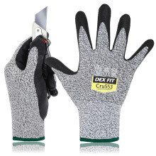 Guanti Resistenti al Taglio DEX FIT Level 5 Cru553, Adatti per Touch-Screen, Leggeri e Traspiranti