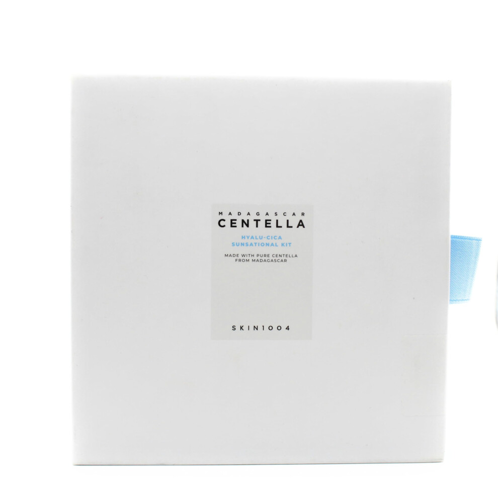 Skin1004 Skin 1004 - Hyalu Cica Sunsational Kit. Madagascar Centella Hyalu-Cica Silky-Fit Sun Stick X1 And Madagascar Centella Hyalu-Cica Water-F