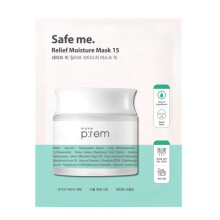 MAKE P:REM Safe Me. Relief Moisture Mask 15 hydratacn maska ??s prrodnmi slokami obohacen o kyselinu hyaluronovou pro pohodl a lesk Korejsk p