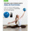 Bola de pilates trideer, 7-8 polegadas, com bomba, pequena bola de terapia de exerccio para ioga, barra de fora central, exerccios de fisioter 4