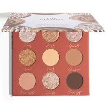 Hochpigmentierte Lidschatten-Make-up-Palette von Beauty Bakerie Cosmetics, glitzernder/schimmernder/metallischer/matter Lidschatten-Look, vegan, tier