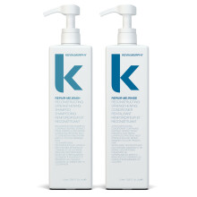 Kevin.Murphy Repair -Me.Wash & Rinse - Shampoo per capelli idratante - Condizionatore - Per tutti i tipi di capelli che necessitano di riparazione -