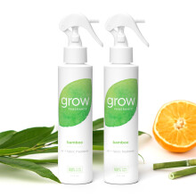 Grow Fragrance Duftender Raum- und Textilspray - Zertifiziert ungiftig, 100% pflanzliche Öle - 5 oz (Bamboo 2-Pack)