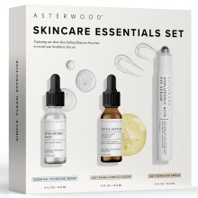 Asterwood Skin Care Set - with Hyaluronic Acid & Triple Repair Serums Under Eye Serum - Skincare Essentials - Hydrating Moisturzing Anti-Aging