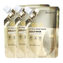 Retinol Snake Venom Peptide Gold Mask Anti-aging Clear and Moisturizing Improving Rough Skin Peeling Mask Tightening Moisturizing Toning and Nou