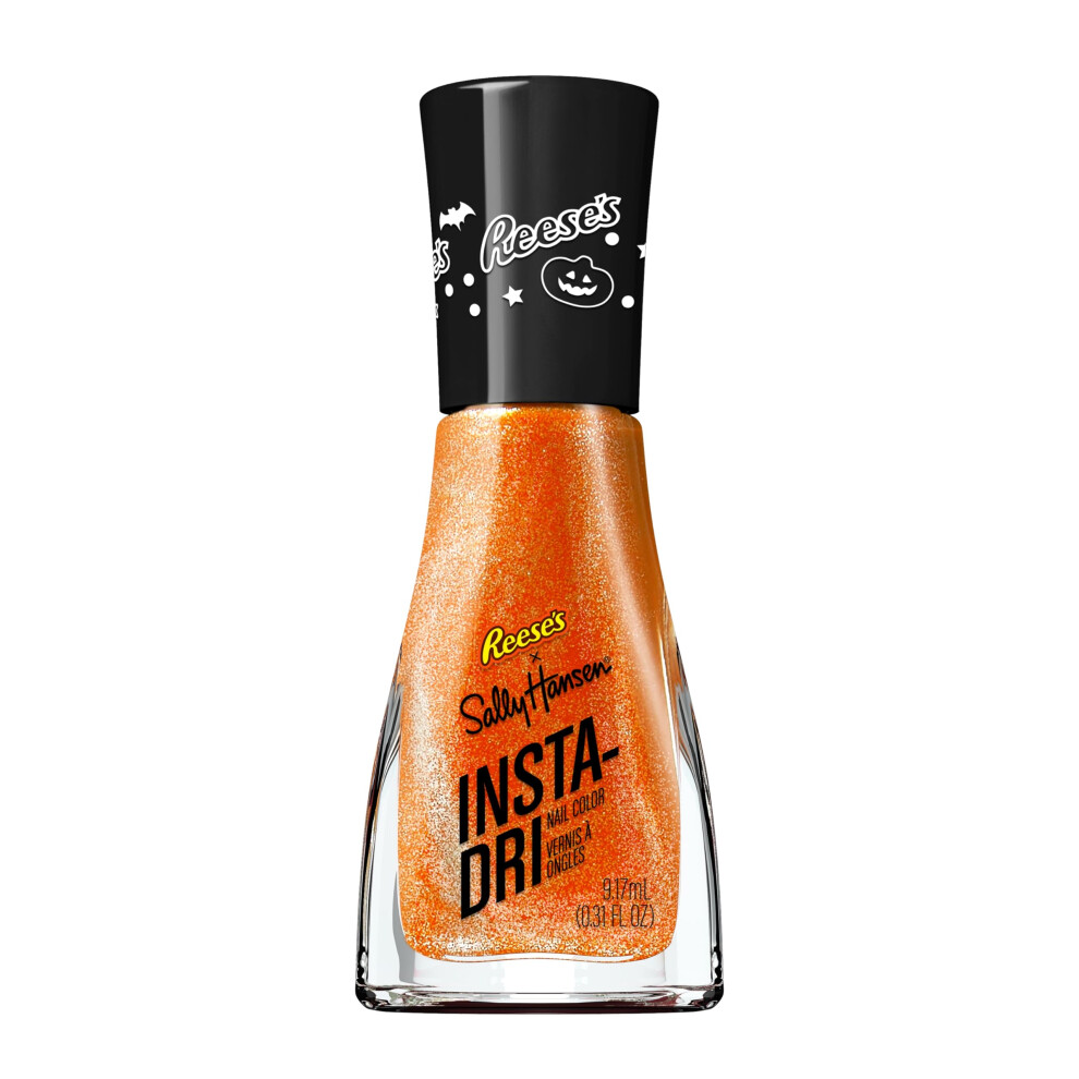 Sally Hansen Insta-Dri Reese's Candy Nail Polish Quick Dry One-Coat Application Doesn't Chip Long-Lasting Perfect For On The Go 0.3Oz