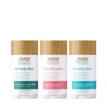 Rohzucker- und aluminiumfreier Deodorant-Stick Simply Deo-Sortimentspaket (3er-Pack) Ganzkrper-Deodorant fr Frauen und Mnner, saubere Formulierung