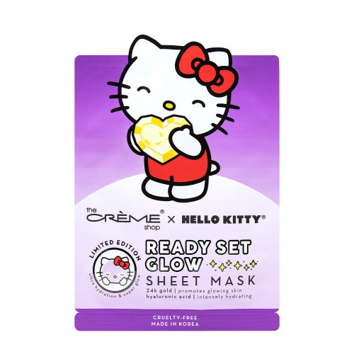De Crme-winkel | Hello Kitty Ready Set Glow Sheet-masker (3-pack) 2
