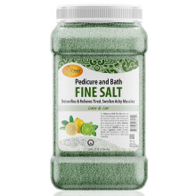 SPA REDI Detox-Fubad, Pedikre und Bad, feines Salz Zitrone und Limette, 128 Unzen hergestellt aus Salzen des Toten Meeres, Arganl, Kokosnussl