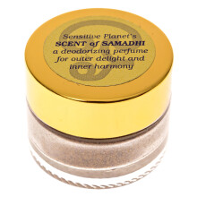 Sensitive Planet Samadhi Por - Természetes Dezodor és Illat Szantálfa, Tulsi, Rózsa és Szegfűszeg 2 oz Üveg (1-Csomag)