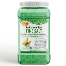 SPA REDI - Detox Foot Soak Pedicure e Banho Sal Fino Pepino e Melo 128 Oz - Feito com Sais do Mar Morto leo de Argan leo de Coco e leo Essenc