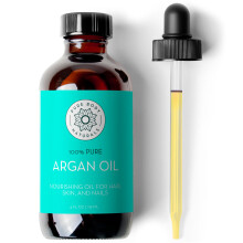 Pure Body Naturals Arganl fr Haut und Gesicht 4 fl oz  Kaltgepresstes leichtes reines Arganl fr Haare  Aceite de Argan