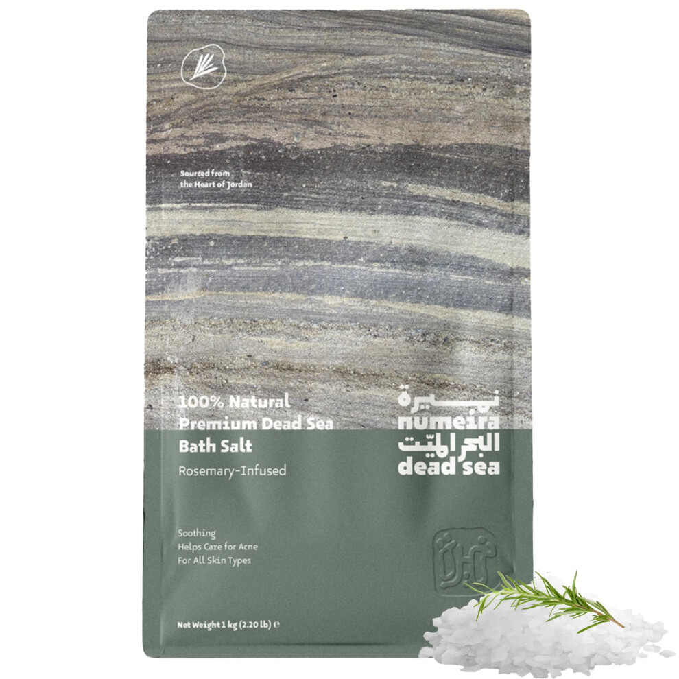 Numeira Dead Sea Salts For Soaking - Relaxing Salt Bath Soak For Body Rejuvenation - Natural Mineral Salts - Coarse Dead Sea Salt Bath Salts For