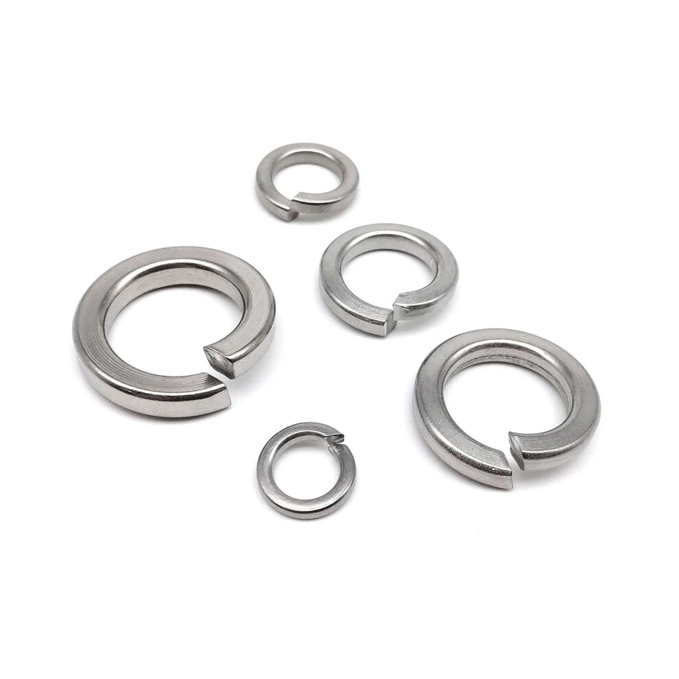 316 Stainless Steel Spring Split Lock Washer Elastic Gasket M1.6 M2 M2.5 M3 M4 M5 M6 M8 M10 M12 M14 M16 M18 M20 M24(M12 10pcs)-image-OPC-PHXTDBZ-NEW