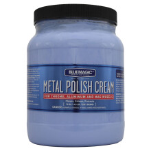 Crème de polissage métallique Blue Magic 550 non abrasive pour chrome, aluminium, laiton, cuivre, argent sterling et acier inoxydable