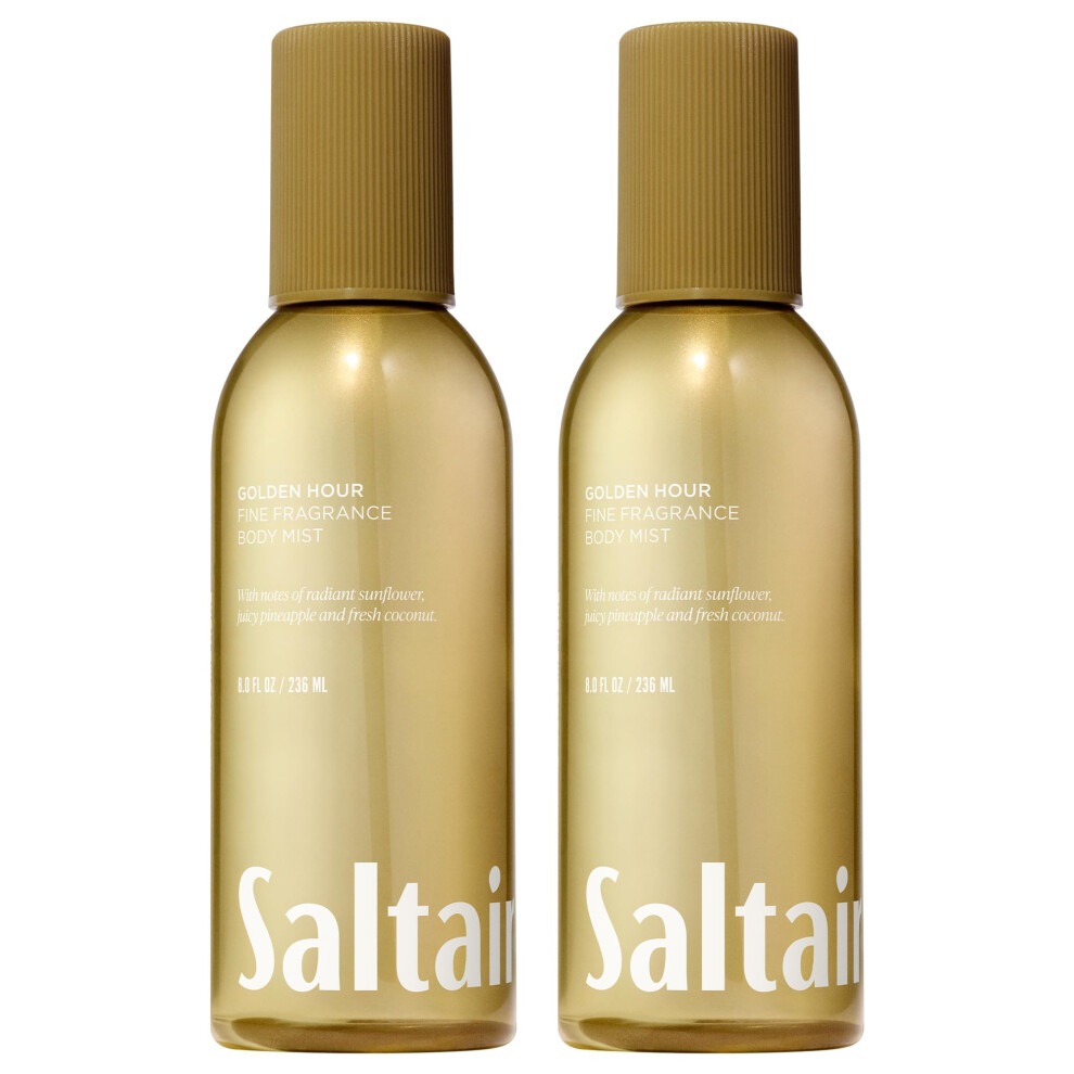 Saltair Body Mist 2 Pack - Fine Fragrance Mistes de pulv   risation corporelle l   g   res avec parfum d'heure d'or. Mis de parfum durable. Bouteilles
