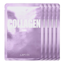 Lapcos collageen masker firming dagelijks gezichtsmasker met collageenpeptiden voor rimpels en donkere vlekken Koreaanse schoonheid favoriet 5-pa