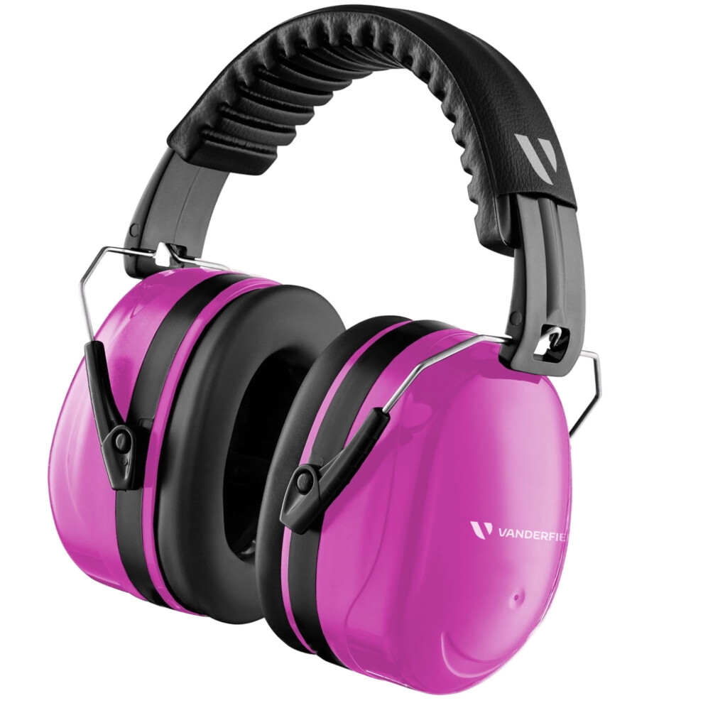 Vanderfields Hearing Protection Ear Muffs For Noise Reduction 33Db Certified Noise Cancelling Safety Ear Protection For Shooting Adult Headpho