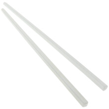 Camila Paris CP3177 Franse Twist Stick Haarspeld Set van 2 Witte Meisjes Eetstokjes Haarspelden voor Meisjes Spiraal Opgestoken Chignon Broodjesh