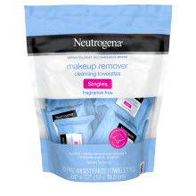 Neutrogena parfmfreies Make-up-Entferner-Reinigungstuch, einzeln verpackt, tgliche Gesichtstcher, 20 Stck