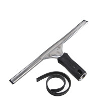 Unger Professional 12"" Hochleistungs-Fenster- und Glasreinigungsrakel mit Ersatzgummi Reinigungsmittel, robuster Rakel fr streifenfreie Fensterrei
