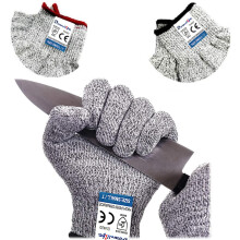 Dowellife Klippmotståndiga Handskar för Kök, Nivå 5 Skydd, Perfekta för Ostron, Fiskfilé, Mandolin