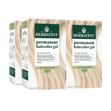 Herbatint Permanent H?rfarve - 10N Platinum Blond - Til op til 100 % gr? d?kning af resistent gr?t h?r - Ammoniakfri Alkoholfri & Vegansk - Salon
