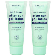 SpaLife After-Sun-Gel-Lotion und Feuchtigkeitscreme zur Linderung von Sonnenbrand  Zwei-in-Eins-Formel mit Aloe-Kokosl und Hyaluronsure  2er-Pack