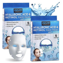 AZURE Anti-Aging-Gesichtsmaske mit Hyaluronsure und Retinol dermatologisch getestet verjngende und feuchtigkeitsspendende Gesichtsmaske h