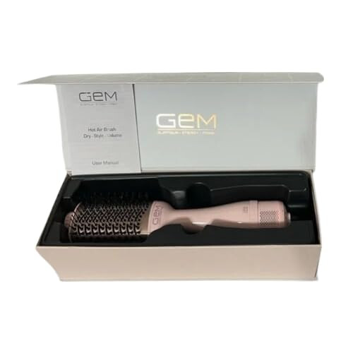 Brosse de style  air chaud gemm pour sec - style - volume pour le sche-linge de style sche brosse bb rose 1