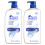 Head & Shoulders Head & Shoulders Classic Clean Caspa Shampoo Twin Pack Anticaspa Uso Dirio Sem Parabenos Color-Safe 32,1 Fl Oz Cada (Conjunto de 2) 1