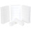 Bloc de Polissage Super Blanc ForPro, 120 Grain, 4 Côtés, 20 Compte 2