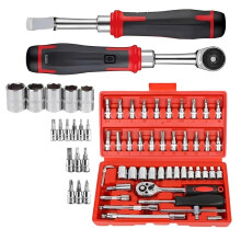 Cordless Slim Ratchet Set, Power Ratchet Wrench Kit, Mechanic Hand Tool Set