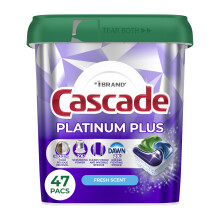 Platinum in cascata pi baccelli per lavastoviglie detersivo per lavastoviglie detersivo Detersivo Fresh 47 Count