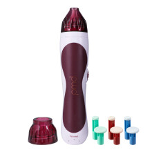 PMD Beauty Microderm Classic | Strona glwna Zestaw do mikrodermabrazji do twarzy | Zluszczajace krysztalki i odsysanie wspomagaja krazenie, wzma