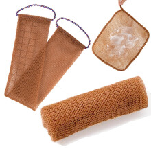 3 Pcs African net Sponge washcloth for exfoliating Body Scrubber Shower Essentials African net Bath sponges Bathing Shower Cloth kit for face Ba
