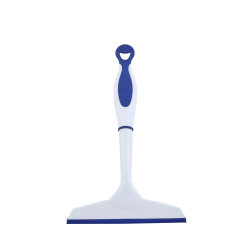 Superio 6  Window Squeegee with Grip Handle and Hanging Hook. (Blue)