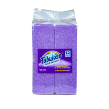 Fabuloso Esponjas Roxas 12 CT | Esponjas roxas sem riscos para pratos e superfcies | 12 esponjas de lavar loua roxas da Fabuloso para uma exper