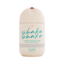 Vacation Shake Shake SPF 50 Mineral Milk Face Sunscreen  Non-Comedogenic  Streak-Free  Water-Resistant Broad Spectrum Sun Block  Non-Nano Zinc Fo