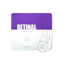LAPCOS Masque de resurfaage retinien - Masque de soins de la peau coreenne avec acide hyaluronique retinien Niacinamide & Centella Asiatica - Ma