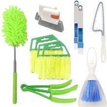 10 Pcs Venetian Window Blind Cleaner Duster Tool Set Mini Blind Cleaner Duster Brush Hand Held Air Conditioner Shutters Duster Dirt Cleaner fo