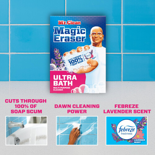 Mr. Clean Magic Eraser Houbicka Cistic koupelen Mdlov peny Cistic sprch a van 2v1 7ct 1