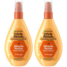 Garnier Whole Blends Sulfatfreies Remedy Miracle Nectar 10-in-1 reparierende Leave-In-Sp lung f r alle Haartypen, Honey Treasures, 5 Fl Oz, 2 Cou