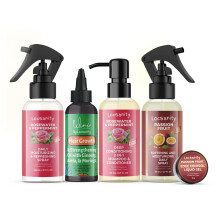 Locsanity Organic Teen Locs Essentials Kit - 2-in-1 Shampoo, Conditioner, Passion Fruit Spray
