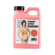 Red 8 Oz - Flytande latex kroppsfrg Ammoniakfri Ingen lukt Ltt av och p Cosplay Makeup Skapar Professionell Monster Zombie Arts Lightning McQu