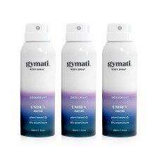 Gymati Fitness-Deodorant-Spray fr Mnner und Frauen frei von Aluminium ultimativer Geruchsschutz fr den ganzen Tag entwickelt fr Schwei