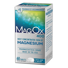 Mag-Ox 400 Magnesium-Mineral-Nahrungsergnzungsmittel-Tabletten, 483 mg Magnesiumoxid, 60 Stck
